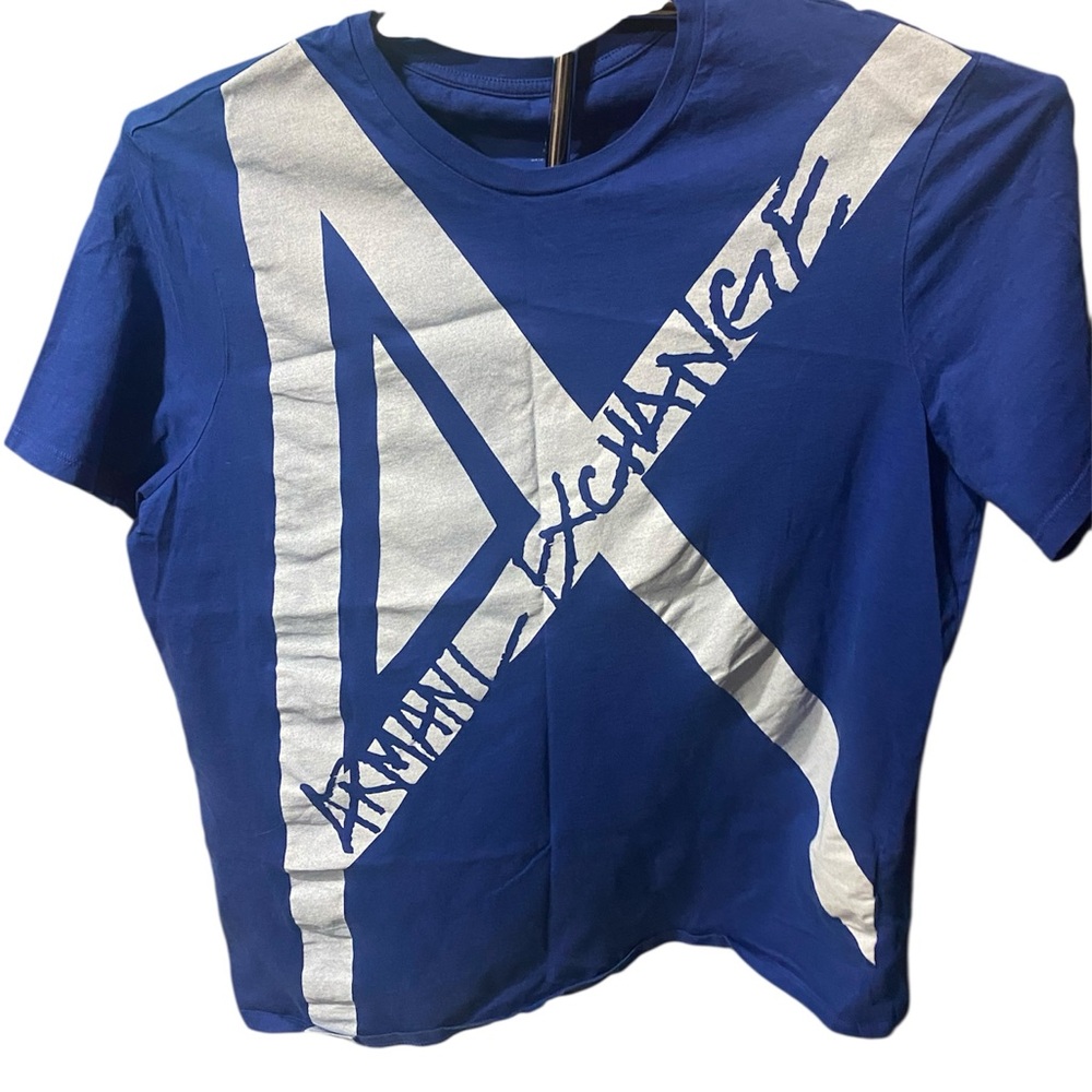 Armani Exchange Royal Blue Tee